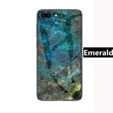 SYCASE Luxury Marble Glass Case For BBK VIVO V7 Plus V11 PRO V11i Z3i V15 Pro case Tempered Glass Protective Back Cover Case