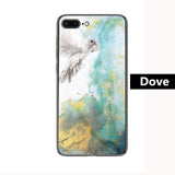 SYCASE Luxury Marble Glass Case For BBK VIVO V7 Plus V11 PRO V11i Z3i V15 Pro case Tempered Glass Protective Back Cover Case