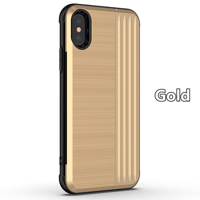 SYCASE Luxury Soft Silicon+Hard plastic Shockproof Hybrid Phone Case For iPhone X XR Xs Max 6 6Plus 6S Plus 7 7Plus 8 Plus case