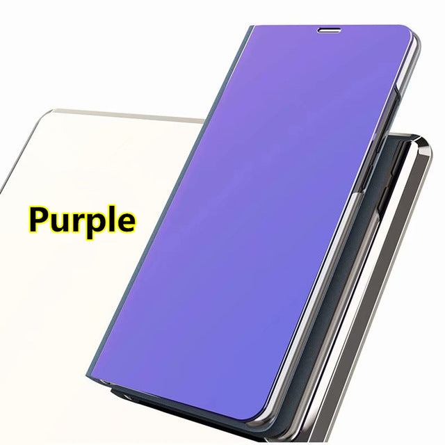 SYCASE Mirror Clear View Smart For Huawei Y9 Y7Prime Y6 2018 Honor 9i 9lIte 10 V10 Case Intelligent Sleep Protective Flip Case
