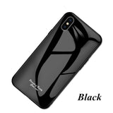 SYCASE Mirror Tempered Glass phone Case For Redmi Note7 6A Macaron color For Redmi 7 Plating Hard Slim Back Cover