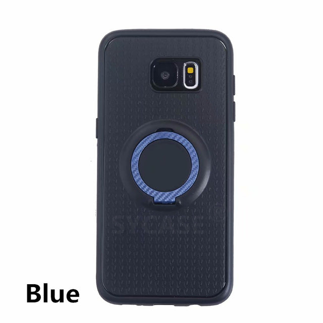 SYCASE Multi-Function Ring Holder Mobile Shell For Samsung S7 Edge S8 Plus S9 Plus Note 8 Note 9 Stylish Car Magnetic Case