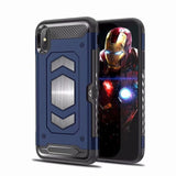 SYCASE Multifunction Armor Card Shell For iPhone X Xr Xs Max 6 6s Plus 7 8 plus case Car magnetic All inclusive anti-drop Cover
