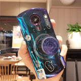 SYCASE New Blu-ray retro Camera style phone case For Meitu M6 M8 T8 T9 V6 case with stand lanyard back cover