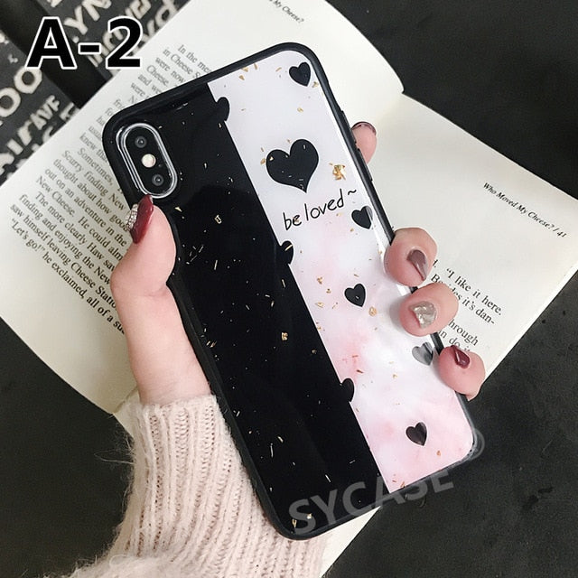 SYCASE New Luxury Epoxy Retro Love Shell For Huawei P10 P10 plus P20 Lite P20 Pro Nova 4 3i 2s Case Anti-knock Stand Cover Women