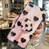 SYCASE New Luxury Epoxy Retro Love Shell For Huawei P10 P10 plus P20 Lite P20 Pro Nova 4 3i 2s Case Anti-knock Stand Cover Women