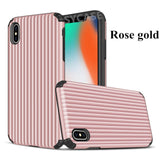 SYCASE New Luxury Suitcase case Style Phone case For iPhone X XS Max XR 6 6S 7 8 Plus Case Anti-knock armor man phone Cover