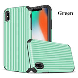 SYCASE New Luxury Suitcase case Style Phone case For iPhone X XS Max XR 6 6S 7 8 Plus Case Anti-knock armor man phone Cover
