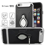 SYCASE New Maple leaf Business Man's shell For iPhone 6 6s Plus 7 8 plus X Xr Xs Max Case Bracket Ring magnetic Anti-knock Cover