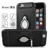 SYCASE New Maple leaf Business Man's shell For iPhone 6 6s Plus 7 8 plus X Xr Xs Max Case Bracket Ring magnetic Anti-knock Cover