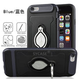 SYCASE New Maple leaf Business Man's shell For iPhone 6 6s Plus 7 8 plus X Xr Xs Max Case Bracket Ring magnetic Anti-knock Cover