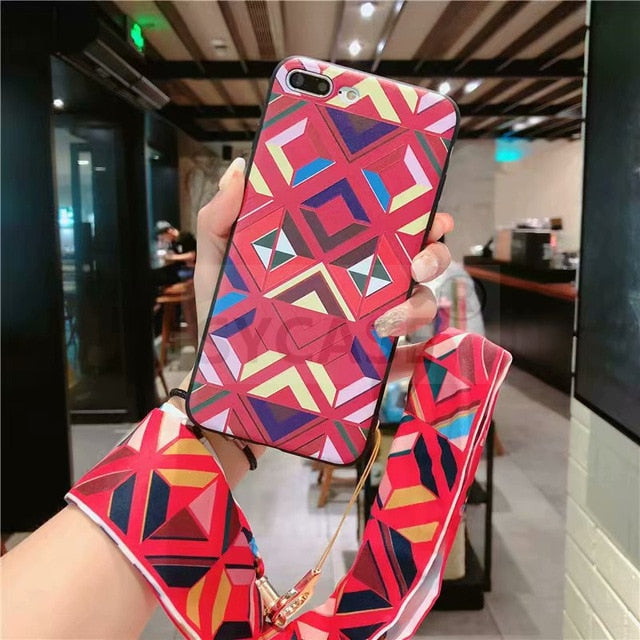 SYCASE New Painted Geometric case For Xiaomi Redmi 4X 5A For Redmi Note 5 micro embossed All-inclusive Anti-fall Protective case