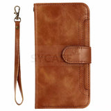 SYCASE New Retro Card wallet holster Case For Samsung S8 S8 Plus S9 S9 Plus Case Strong Split type All-inclusive Anti-fall shell