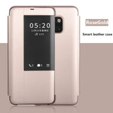 SYCASE New Smart flip window protection leather case For Huawei P20 P20Pro phone case anti-fall Business ultra-thin cover