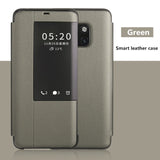 SYCASE New Smart flip window protection leather case For Huawei P20 P20Pro phone case anti-fall Business ultra-thin cover