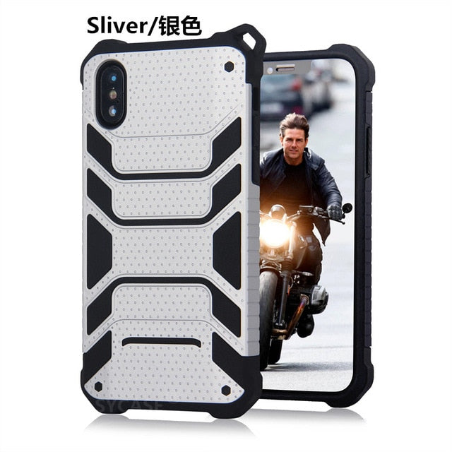 SYCASE New Spider-Man Armor Men's Shell For iPhone 6 6s Plus 7 8 plus X xs Xr Xs Max Case All-inclusive Drop Protector Cover Ms