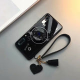 SYCASE New Stylish Retro Camera Glass Shell For Xiaomi Redmi 5Plus Redmi Note5 case All Inclusive Anti-knock Cover Couple Women