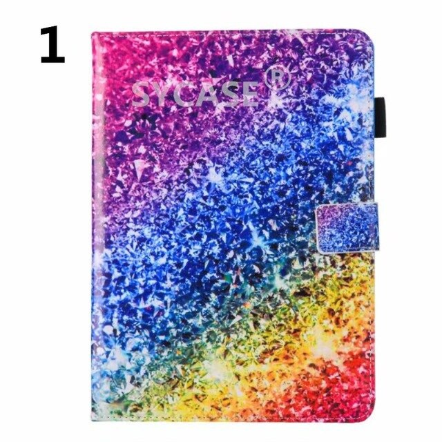 SYCASE Painted Tablet Holster For Samsung Tab A T380 Case Versatile Adjustable Bracket Card For Tab 8.0 inch Protect Cover