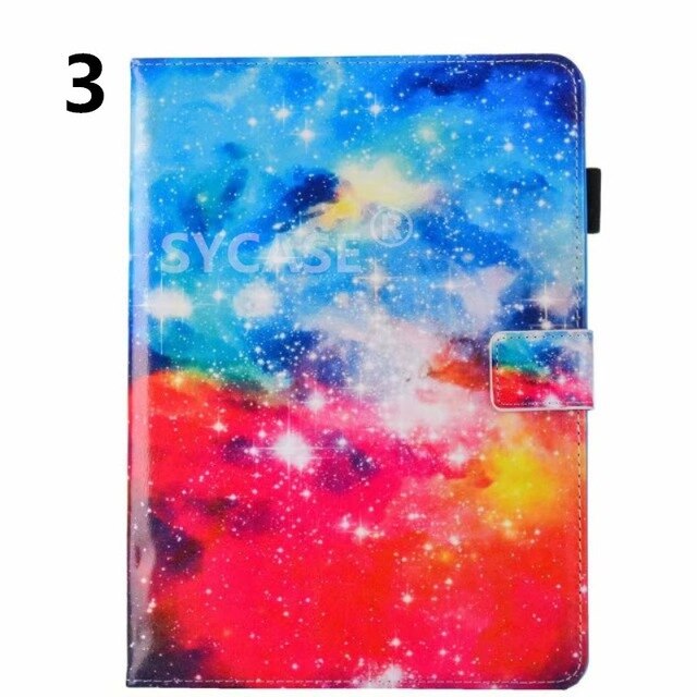 SYCASE Painted Tablet Holster For Samsung Tab A T380 Case Versatile Adjustable Bracket Card For Tab 8.0 inch Protect Cover