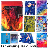 SYCASE Painted Tablet Holster For Samsung Tab A T380 Case Versatile Adjustable Bracket Card For Tab 8.0 inch Protect Cover