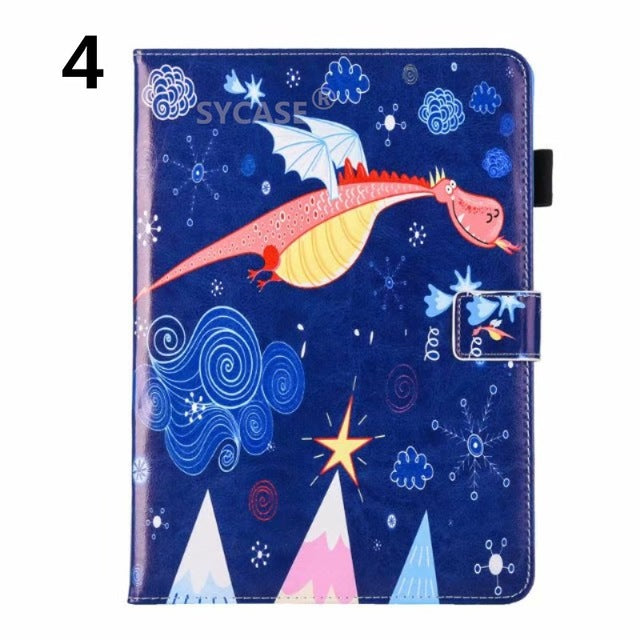 SYCASE Painted Tablet Holster For Samsung Tab E T377 8" Case Versatile Adjustable Bracket Card For SM Tab 8 inch Protect Cover