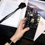 SYCASE Personality Crocodile Leather Grain Shell For BBK vivo X9 X9s Plus X20 Plus Case All Inclusive Anti-fall Lanyard Cover Ms
