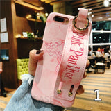 SYCASE Pink Panther Wrist Band Case For Huawei mate 9 10 pro P9 P10 Plus P20 Lite Plus phone case Half Packed Hard Cover