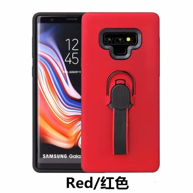 SYCASE Raytheon Multi-function bracket shell For Samsung J4 J6 Plus J8 J7 Prime J3 J5 J7 EU Case car magnetic Anti-knock Cover
