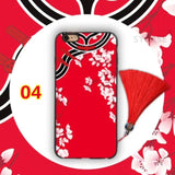 SYCASE Retro China style For Samsung S8 S9 Plus Note8 Note9 phone case Phoenix Dragon Robe palace flower Emboss protector cover