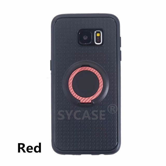 SYCASE Ring Holder Mobile Phone Case For OPPO A37 A39 A57 A59 A71 A73 A77 A83 R11 R9s Plus case Car Magnetic Case