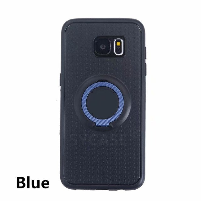 SYCASE Ring Holder Mobile Phone Case For Samsung J2Prime J5Prime J7Prime A3 A5 A7 2017 Case Car Magnetic Protective cover