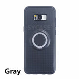 SYCASE Ring Holder Mobile Phone Case For Samsung S7 Edge S8 Plus S9 Plus Note 8 Note 9 Case Car Magnetic Protective Case