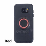 SYCASE Ring Holder Mobile Phone Case For Samsung S7 Edge S8 Plus S9 Plus Note 8 Note 9 Case Car Magnetic Protective Case
