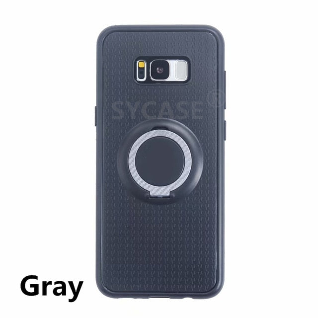 SYCASE Ring Holder phone case For Huawei  Honor 6C 7C Honor 8 Lite 9 lite Honor 9i case Car Magnetic Protective cover