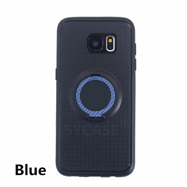 SYCASE Ring Holder phone case For Huawei  Honor 6C 7C Honor 8 Lite 9 lite Honor 9i case Car Magnetic Protective cover