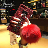 SYCASE Sexy Diamond Bling Glitter For BBK vivo Y37 Y51 Y53 Y85 Y66 Y67 Y75 Y79 Flash Powder Sequins Sparkle Cover with Bracelets
