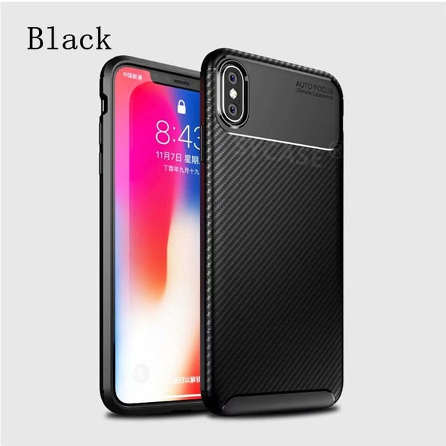 SYCASE Slim Carbon fiber stereo Business soft shell For Xiaomi Redmi 6 6A Redmi 5 Plus 6pro Case All inclusive Anti-drop Cover