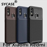 SYCASE Slim Carbon fiber stereo Business soft shell For Xiaomi Redmi 6 6A Redmi 5 Plus 6pro Case All inclusive Anti-drop Cover