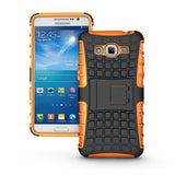 SYCASE Spider Man TPU Plastic 2 in 1 Stand Phones Case for Samsung Galaxy Grand Prime G530 Hard Shock Proof Back Cover