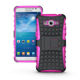 SYCASE Spider Man TPU Plastic 2 in 1 Stand Phones Case for Samsung Galaxy Grand Prime G530 Hard Shock Proof Back Cover