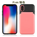 SYCASE Stylish Multi-function Card Mirror Shell For iPhone 6 6s Plus 7 8 plus X Xs Xr Xs Max Case All-inclusive Drop Cover Women
