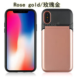 SYCASE Stylish Multi-function Card Mirror Shell For iPhone 6 6s Plus 7 8 plus X Xs Xr Xs Max Case All-inclusive Drop Cover Women