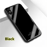 SYCASE Tempered Glass Case For OPPO F9 F7 F5 F3 F1 Plus F1S NEO9 Find X phone case Soft TPU Bumper Hard Back Cover case