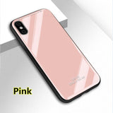 SYCASE Tempered Glass Phone Case For BBK VIVO Y93 case Soft TPU Silicone Bumper Luxury Hard Back Cover