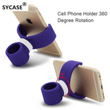SYCASE Universal Phone Holder 360 Degree Car Air Vent Dual C Shape Bike Bicycle Mount Stand for iPhone For samsung for huawei