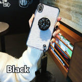 SYCASE cute Soft Phone Case For BBK VIVO X9 X9S X20 Plus X23 NEX X21 UD Y71 Y83 Y85 Y97 V11i Case with Diamond Bracket hair ball