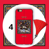 SYCASE embossed China court Style soft case For vivo Y66 Y67 Y71 Y75 Y79 Y83 Y85 V5 V7 Plus V9 retro tassel Anti-fall protection