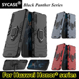SYCASE iron man Armor case For Huawei Honor 7A 8X Max 9X 8S 10 Lite Play note10 20 Pro V10 V20 case Black Panther Silicone Cover