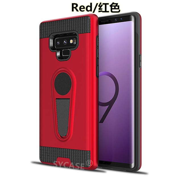 SYCASE king armor Men Shell For Samsung Galaxy Note 8 Note9 S10 Plus S9 plus S8 Case Multifunction Bracket Car Anti-fall Cover