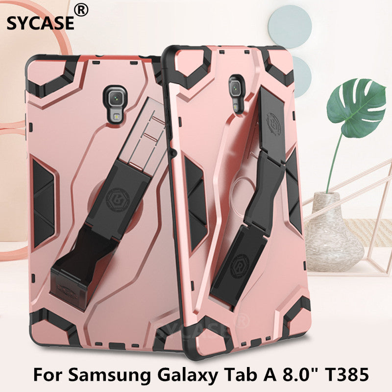 SYCASE luxurious Tablet shell For Samsung Galaxy Tab A 2017 8" T385 Case Hybrid Anti-fall Armor For Tab T385 8 inch Tablet Cover